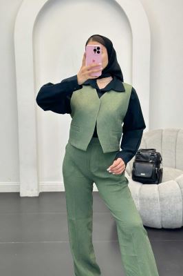 ست جلیقه شلوار السا