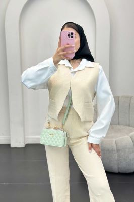 ست جلیقه شلوار السا