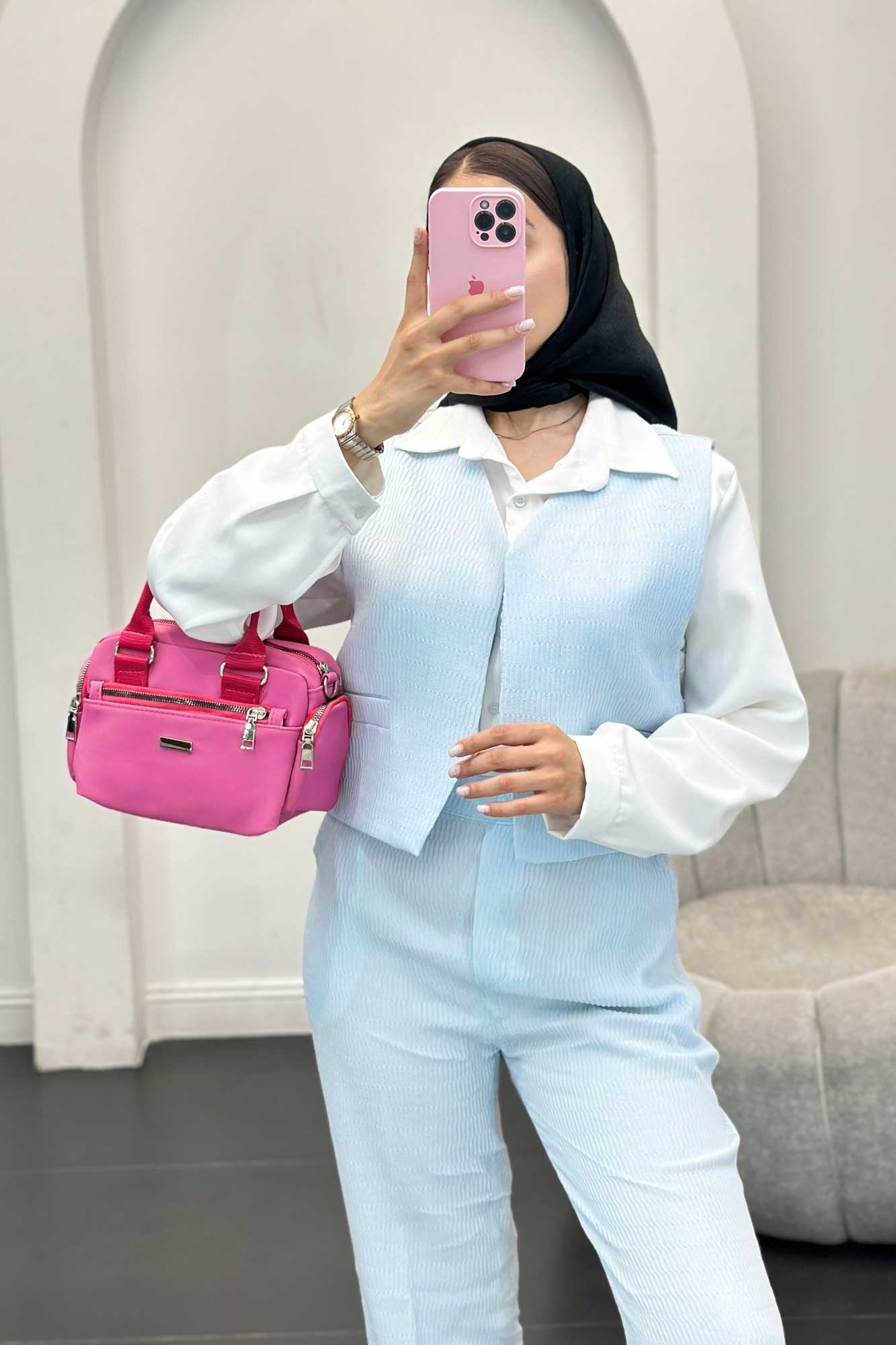 ست جلیقه شلوار السا