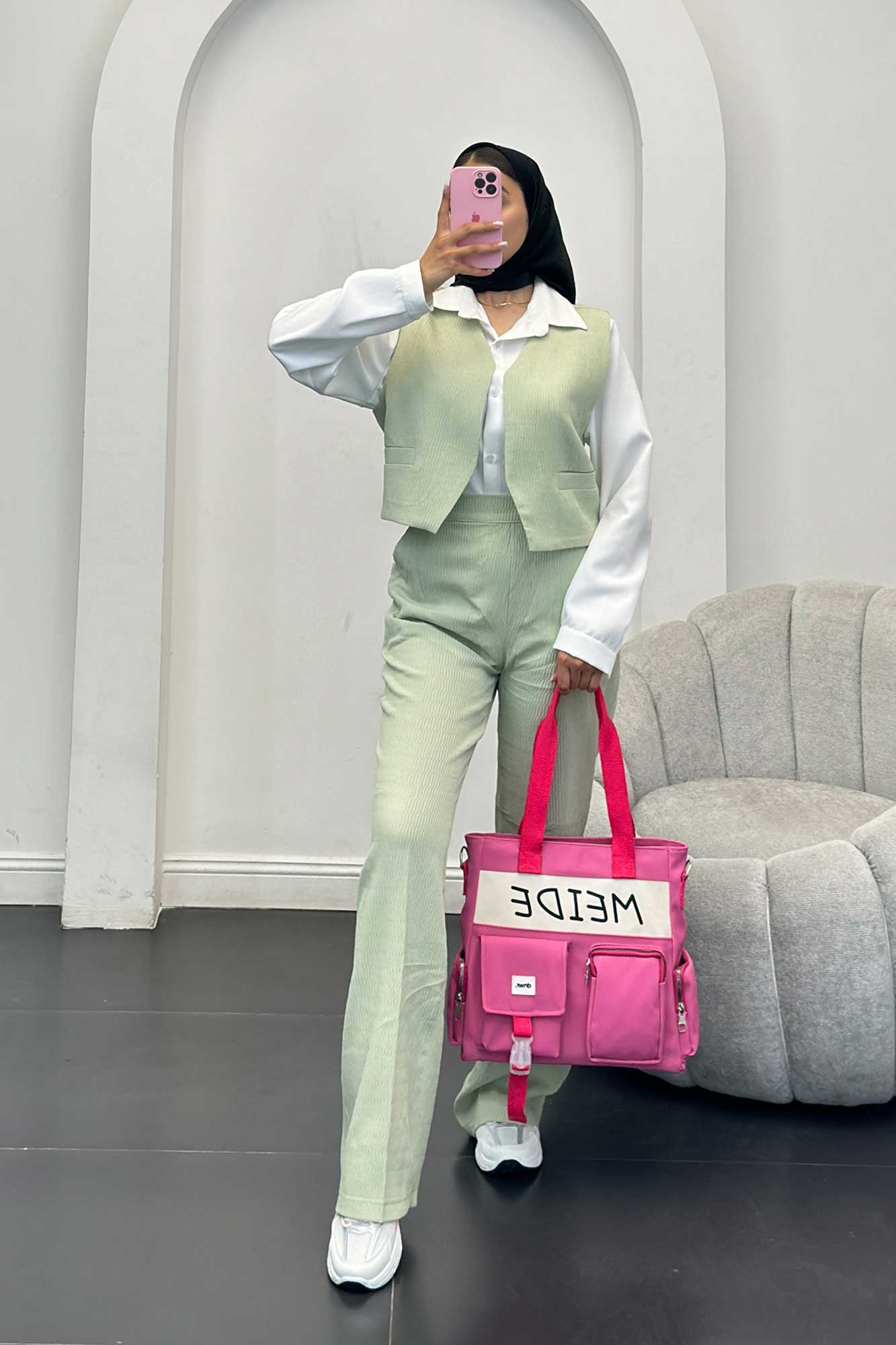 ست جلیقه شلوار السا