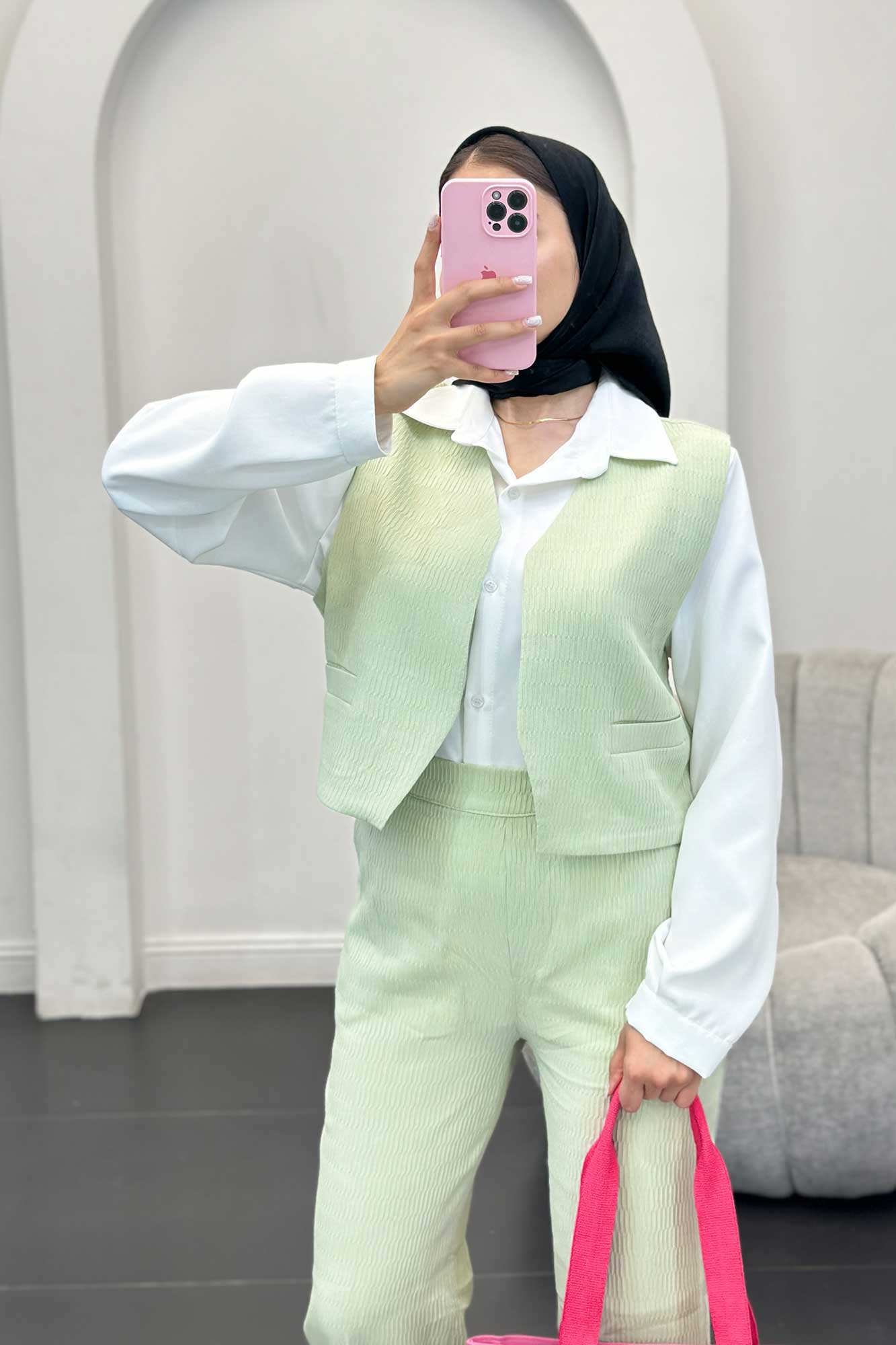 ست جلیقه شلوار السا