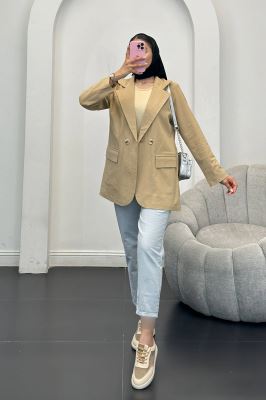 مانتو لینن سه جیب بیانسه