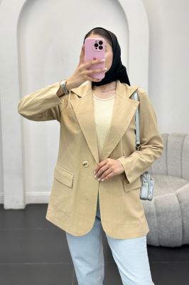 مانتو لینن سه جیب بیانسه