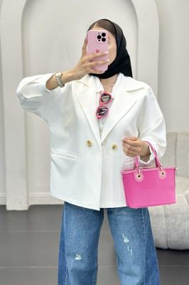 کت کوتاه مازراتی لمه دار نفس