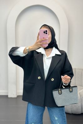 کت کوتاه مازراتی لمه دار نفس