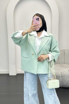 کت کوتاه مازراتی لمه دار نفس