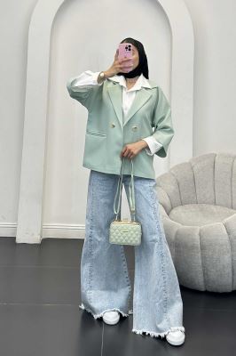 کت کوتاه مازراتی لمه دار نفس