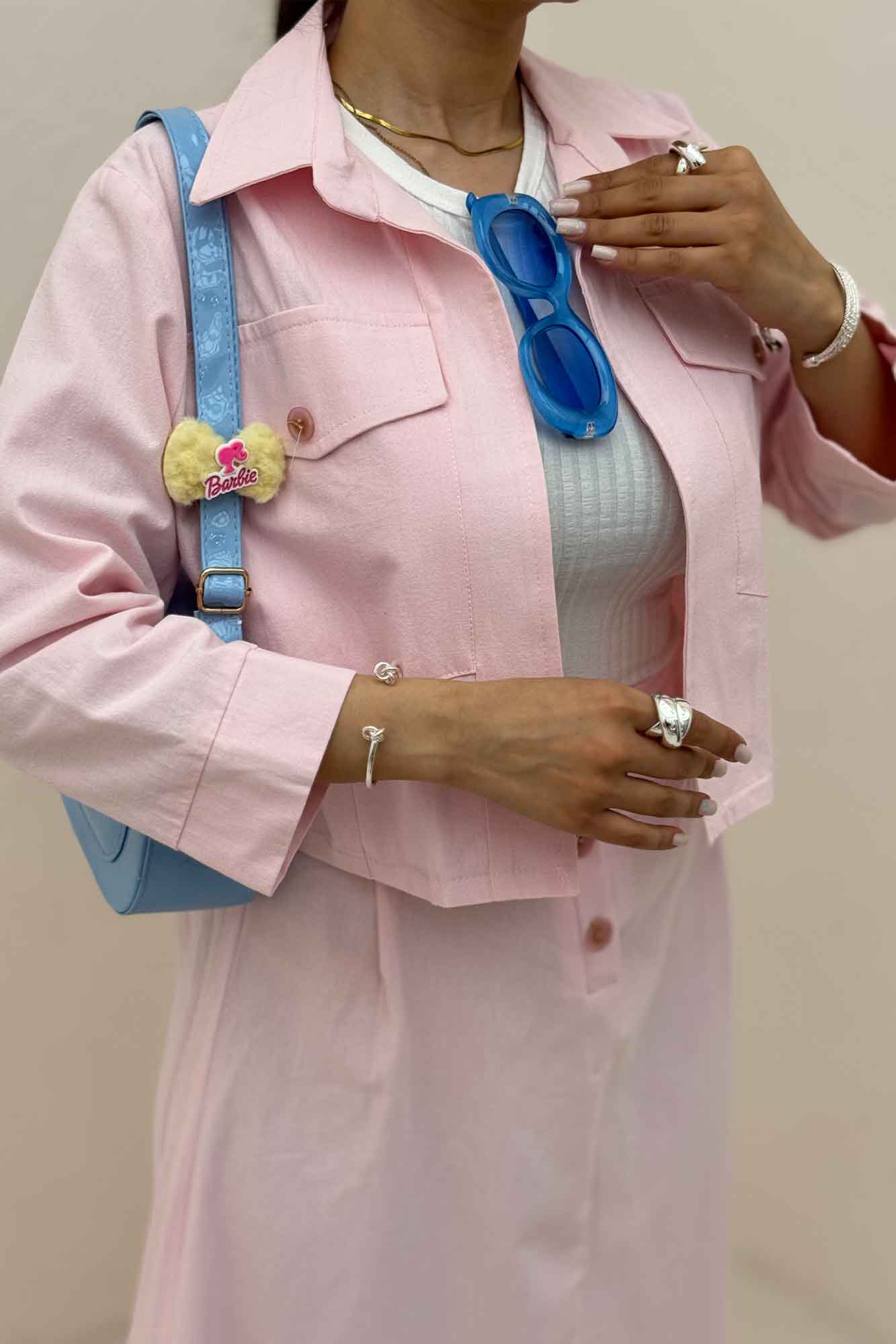 ست کت و دامن لینن آداک