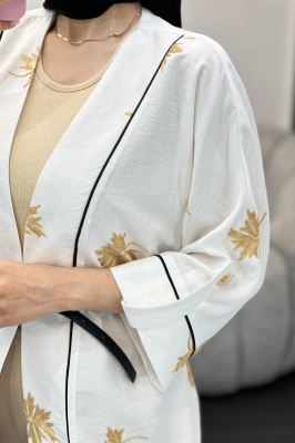 مانتو بلند گلدوزی ساتیار