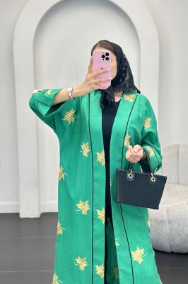 مانتو بلند گلدوزی ساتیار