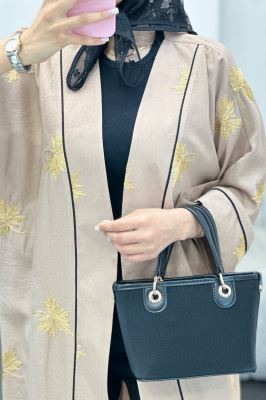 مانتو بلند گلدوزی ساتیار