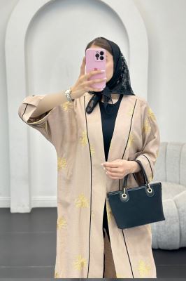 مانتو بلند گلدوزی ساتیار