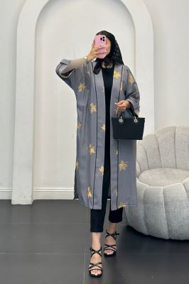 مانتو بلند گلدوزی ساتیار