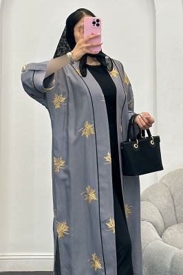 مانتو بلند گلدوزی ساتیار