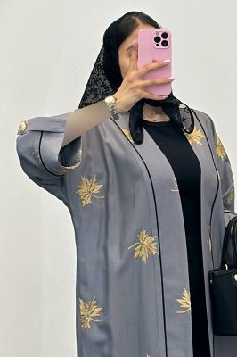 مانتو بلند گلدوزی ساتیار