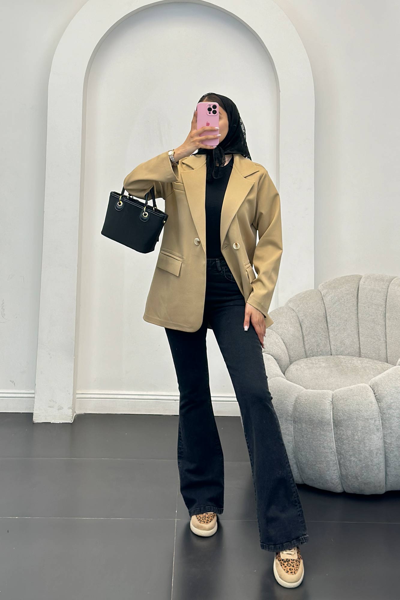 مانتو مازراتی سه جیب رواق