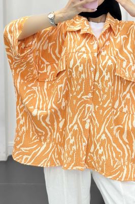 شومیز کیمونو دو جیب کاملس