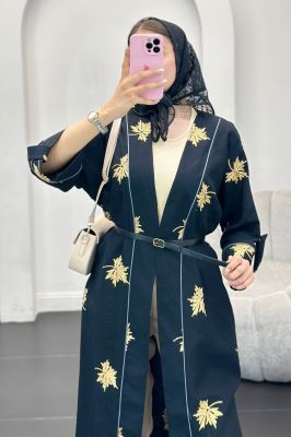 مانتو بلند گلدوزی ساتیار