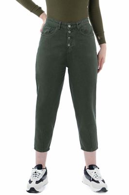 شلوار کتان مام استایل سایز بزرگ 9001126