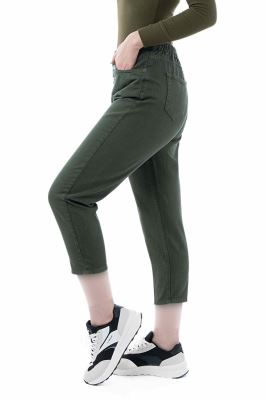 شلوار کتان مام استایل سایز بزرگ 9001126