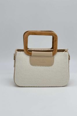 کیف دسته چوبی مینی کنف  1462