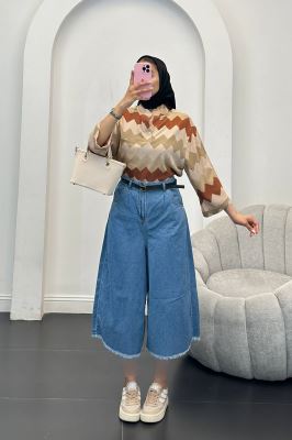 بلوز کراش جناقی تک جیب