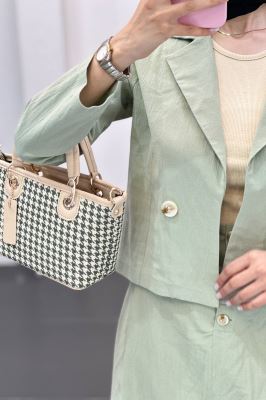 ست کت و دامن لینن لاوین