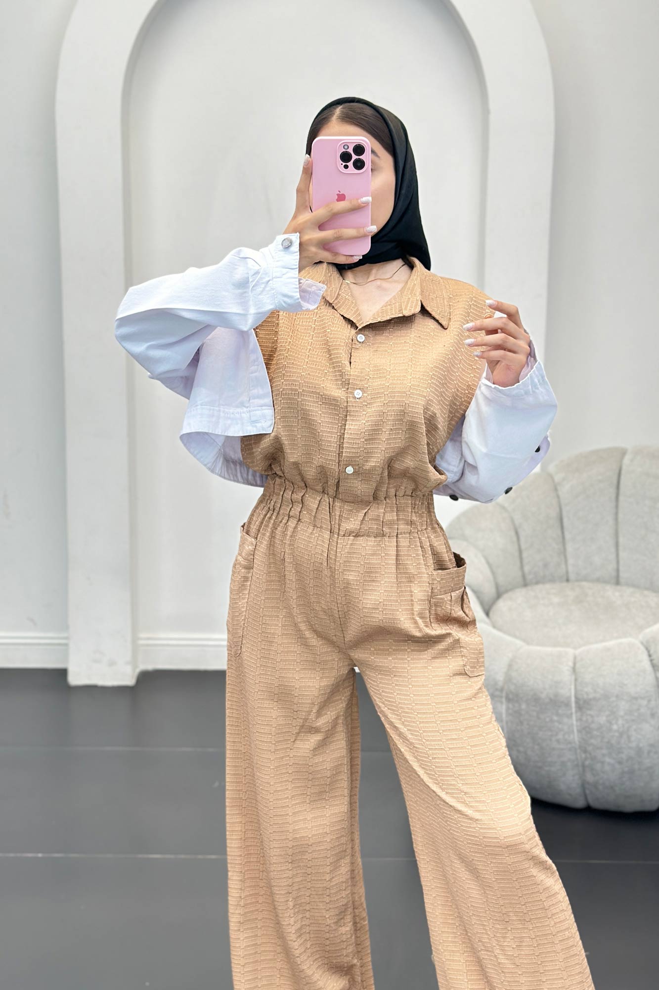 اورال نوا کمرکش دکمه ای آنیسا