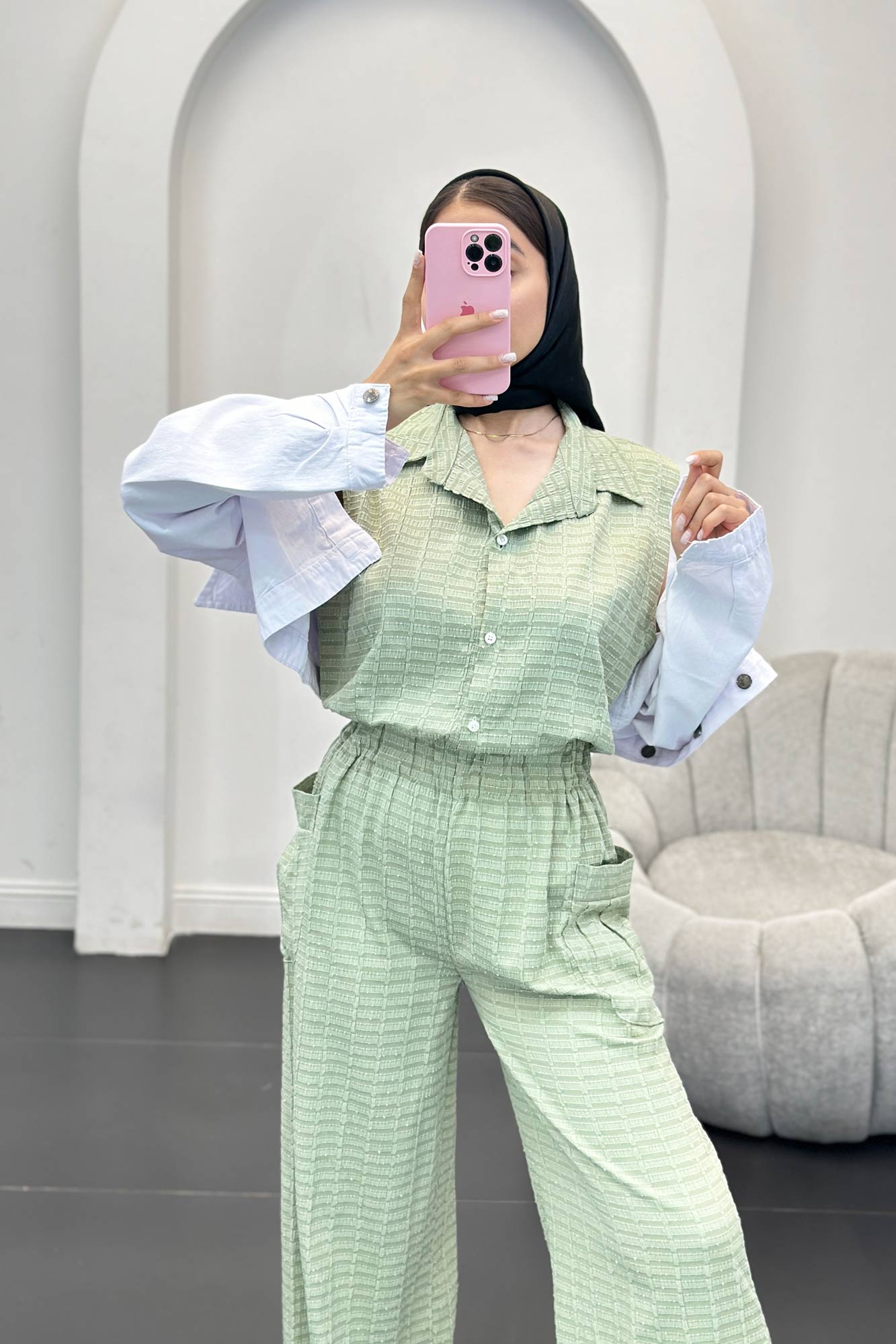 اورال نوا کمرکش دکمه ای آنیسا