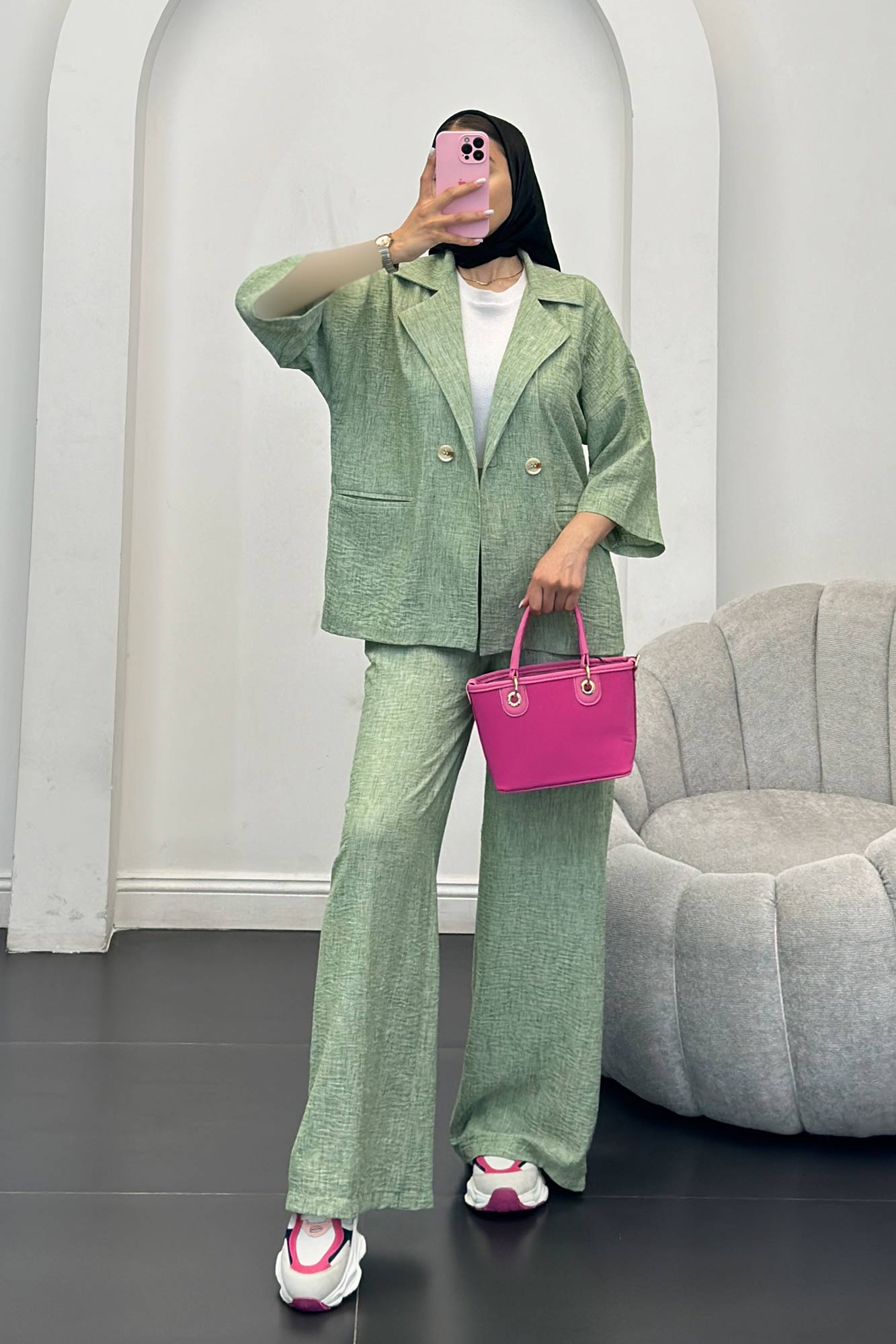 ست کت و شلوار شانتون کارینا