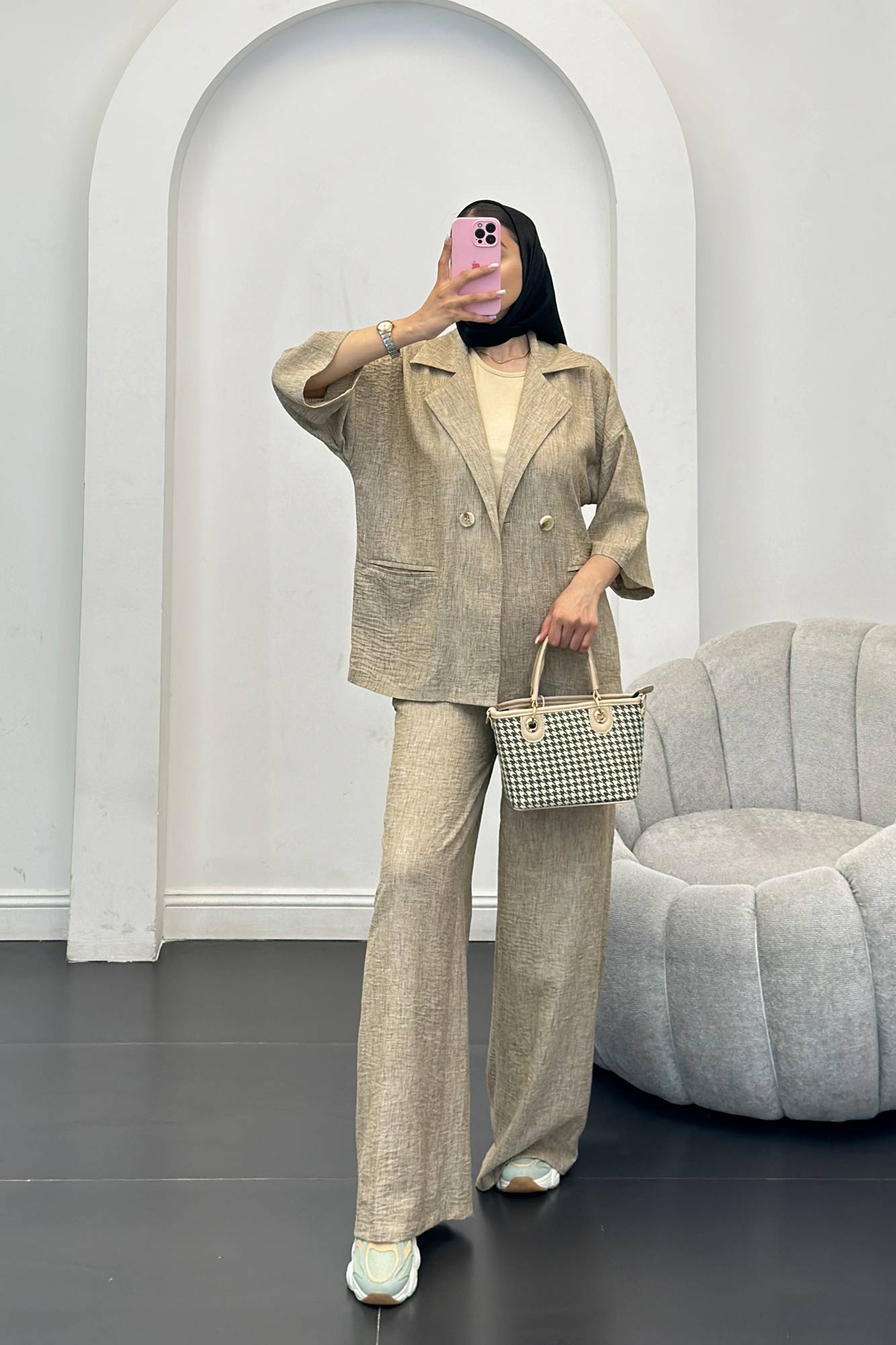 ست کت و شلوار شانتون کارینا