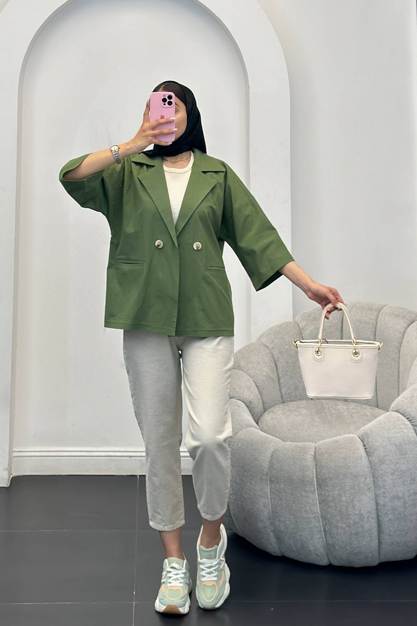 کت تک آستین سه رب