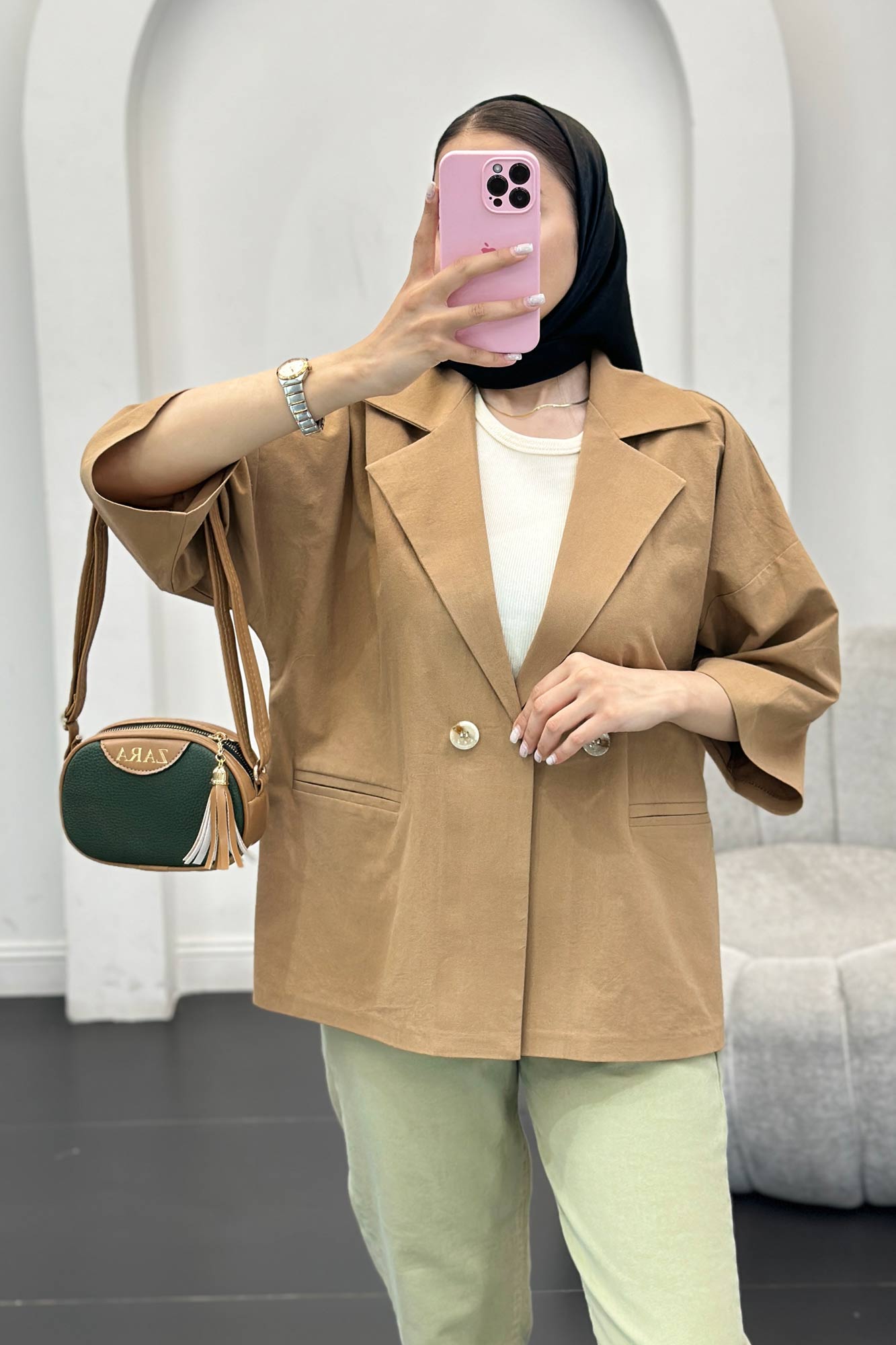 کت تک آستین سه رب