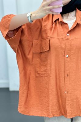 شومیز کیمونو دوجیب پاکتی کرسپو پانیذ