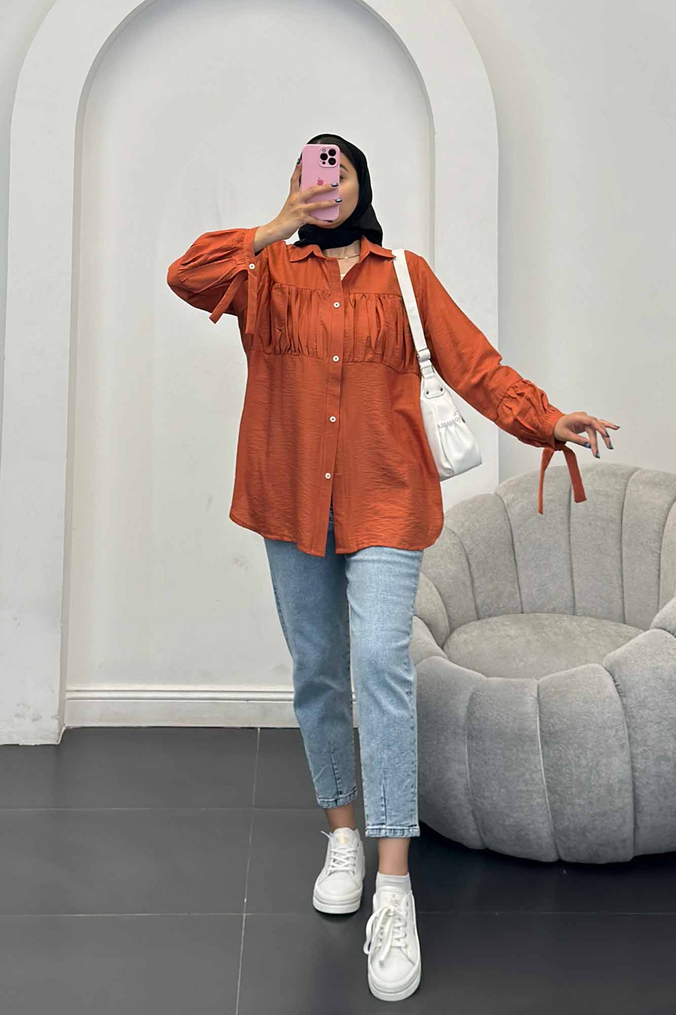 شومیز کرسپو سینه چین