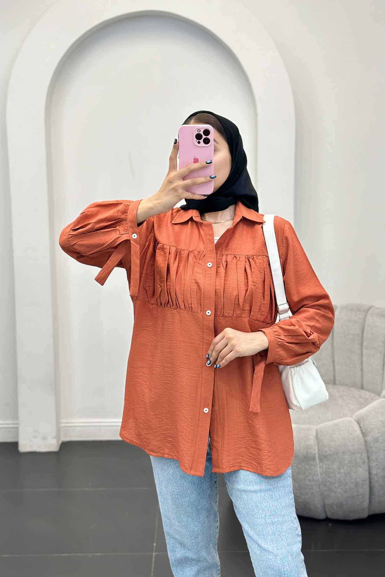 شومیز کرسپو سینه چین