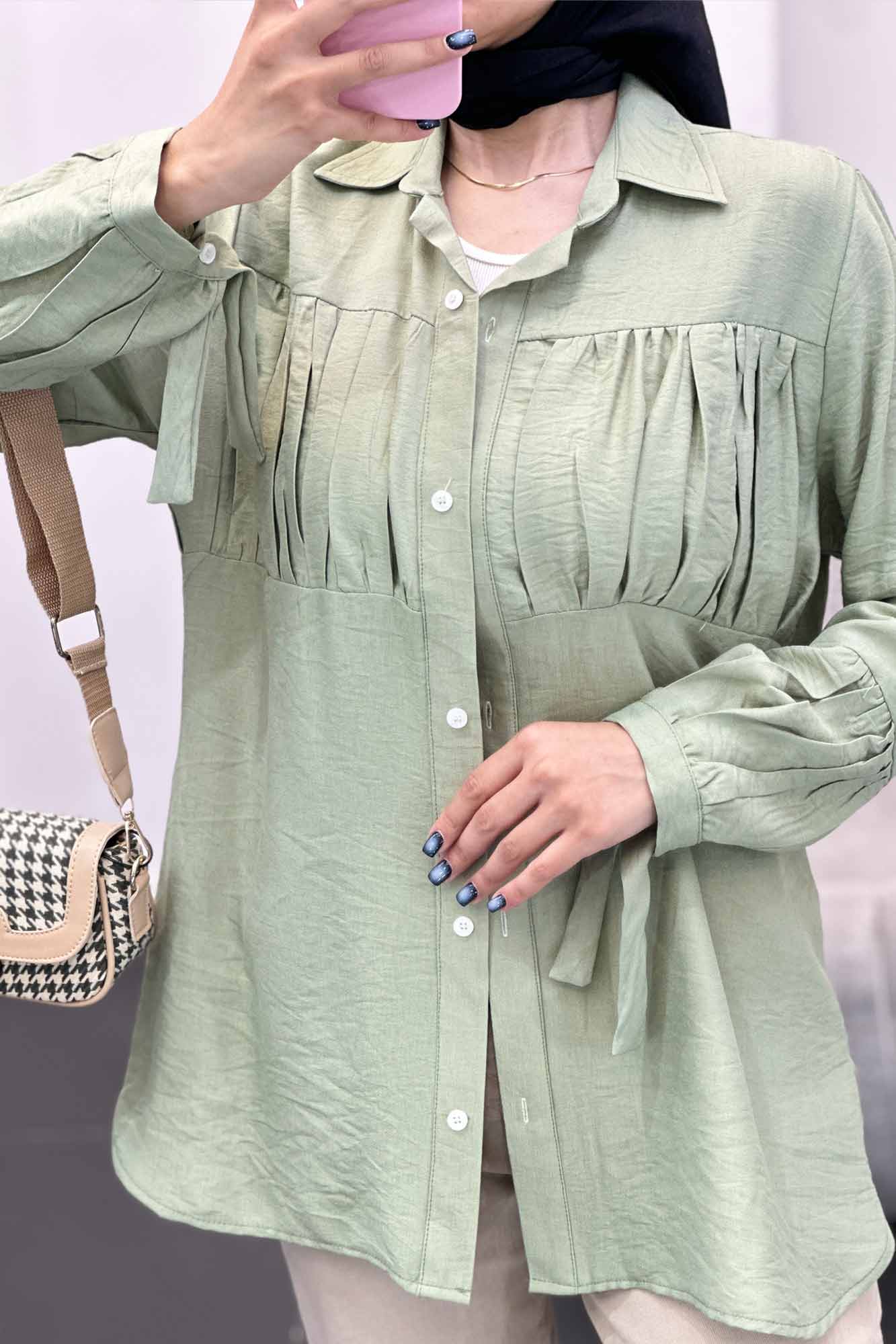 شومیز کرسپو سینه چین