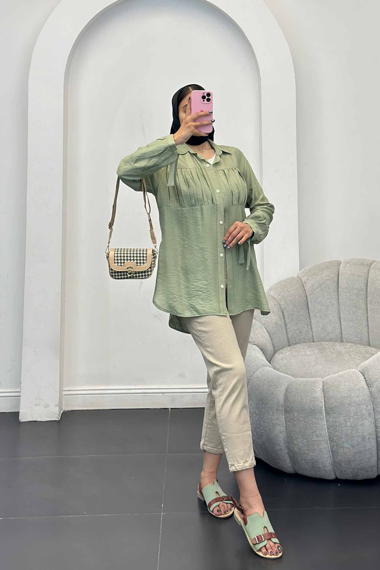 شومیز کرسپو سینه چین