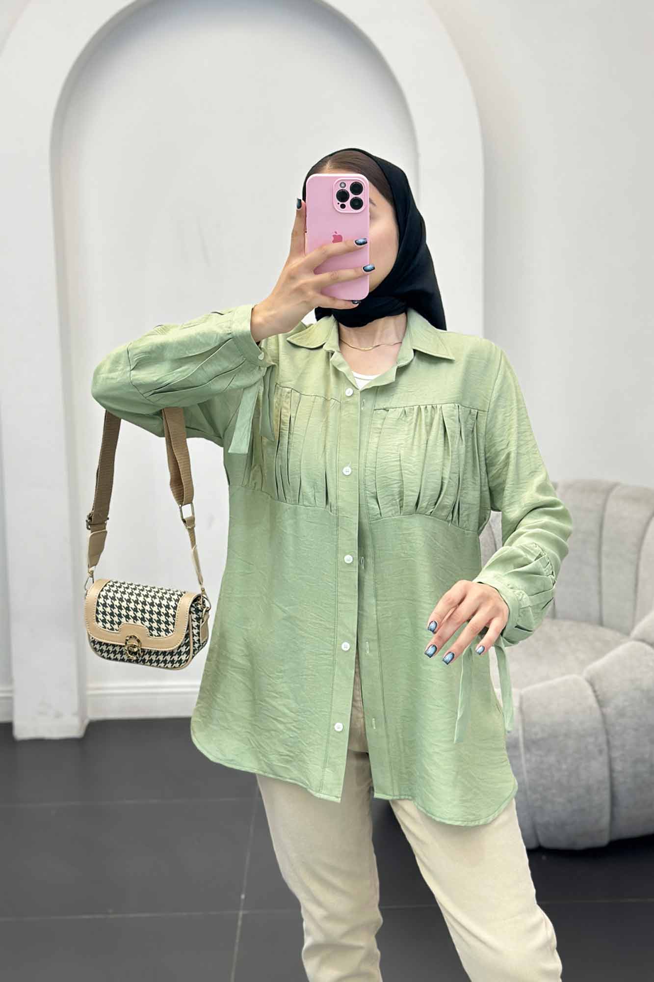 شومیز کرسپو سینه چین