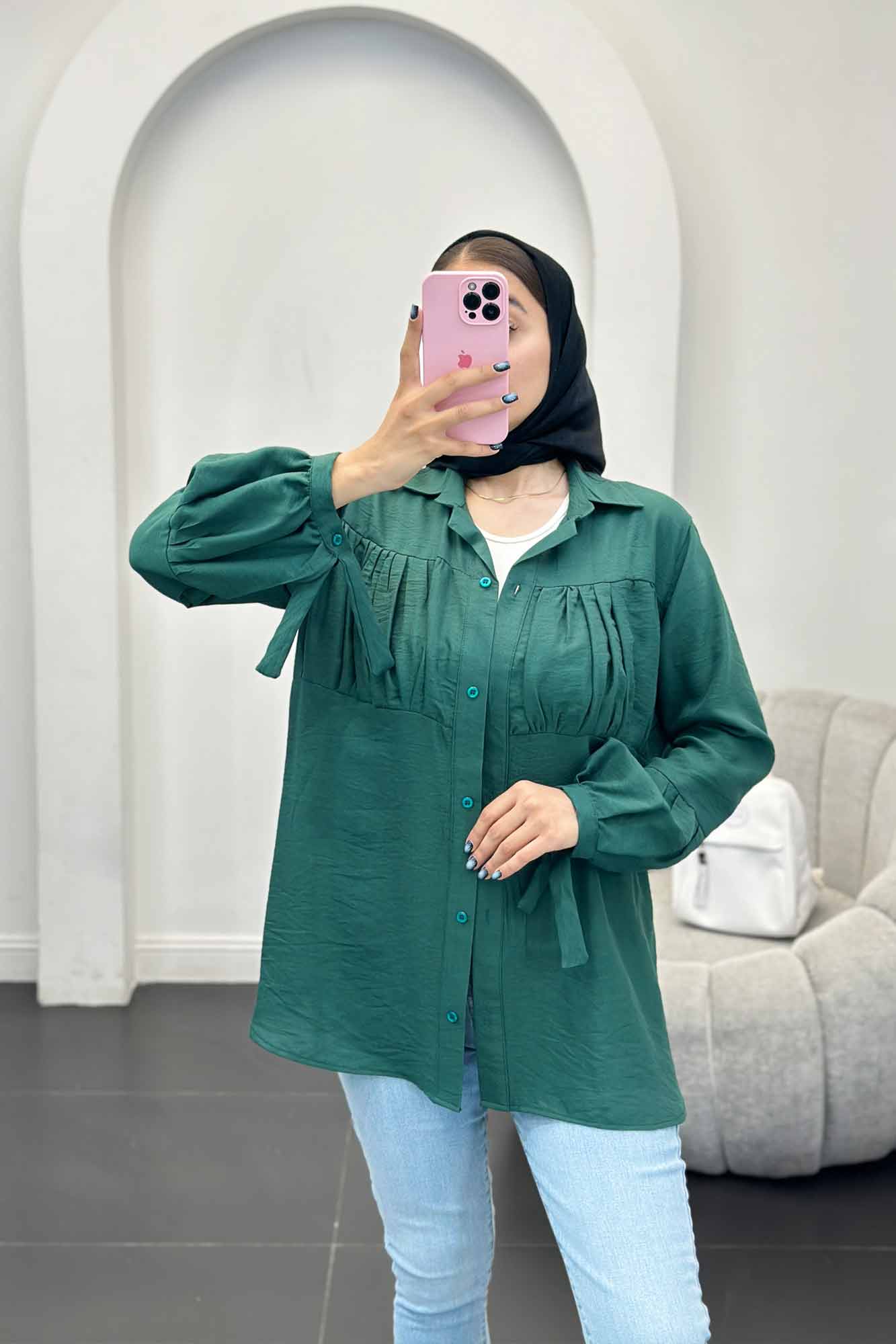 شومیز کرسپو سینه چین