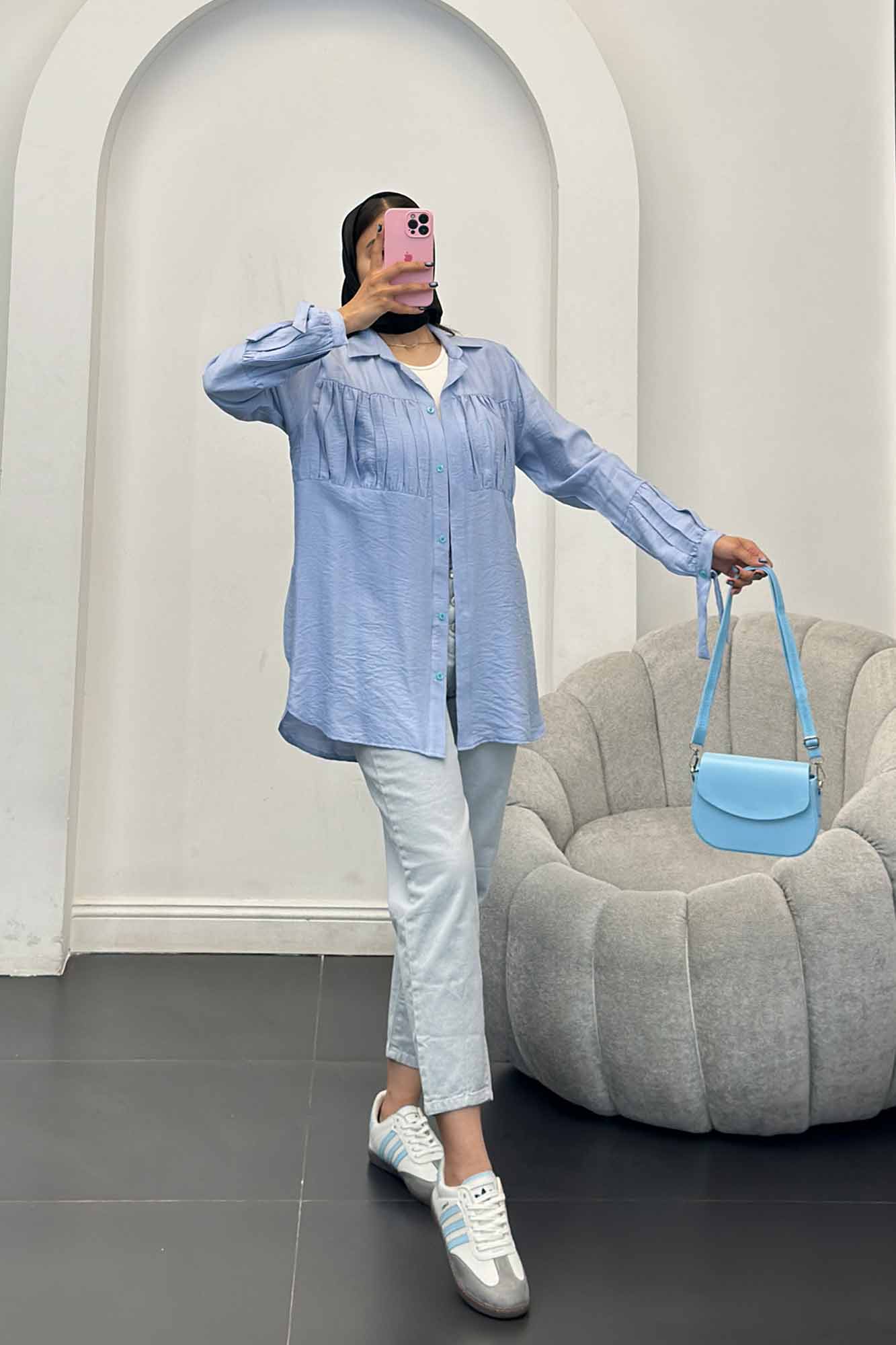 شومیز کرسپو سینه چین