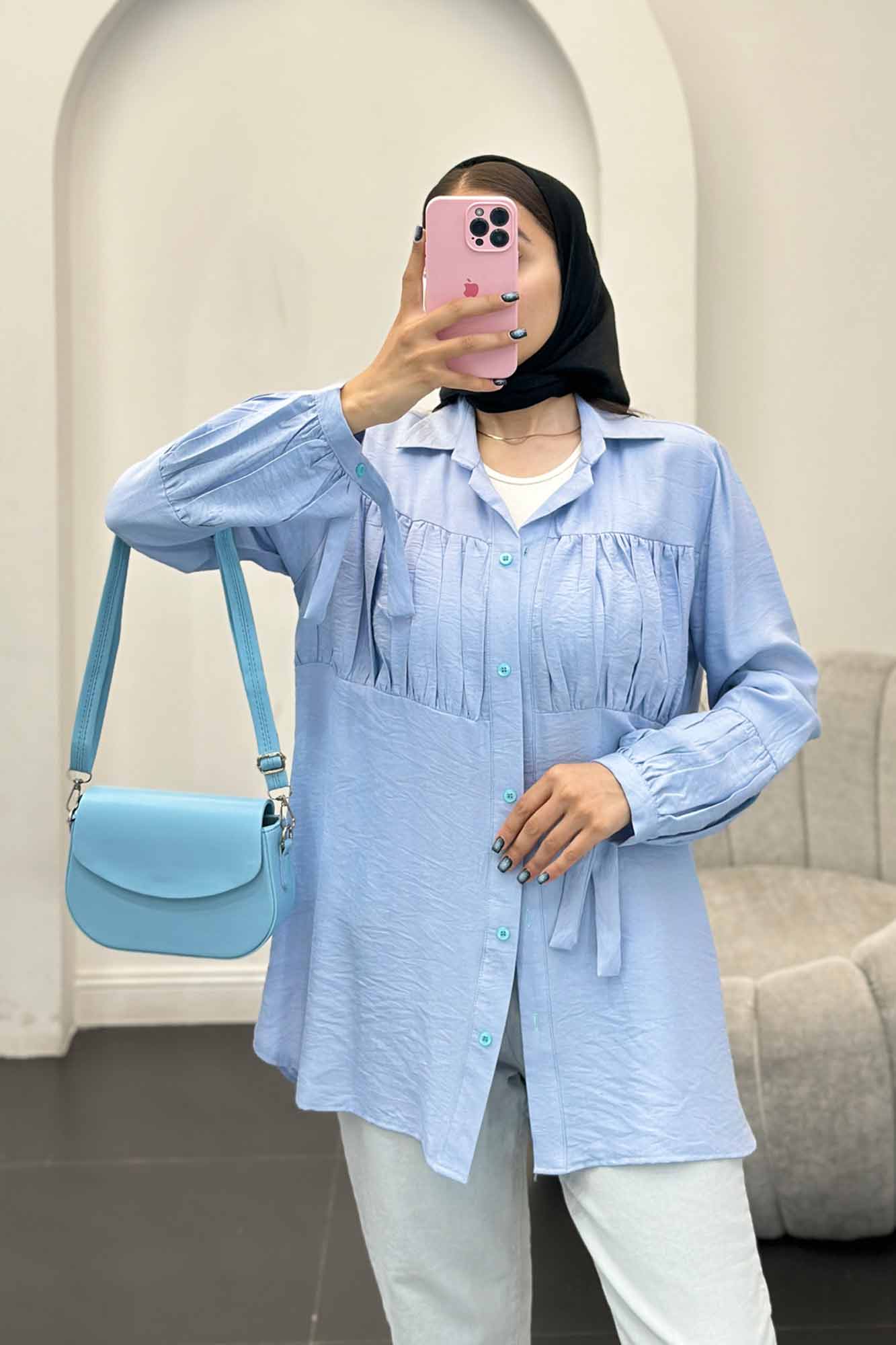 شومیز کرسپو سینه چین