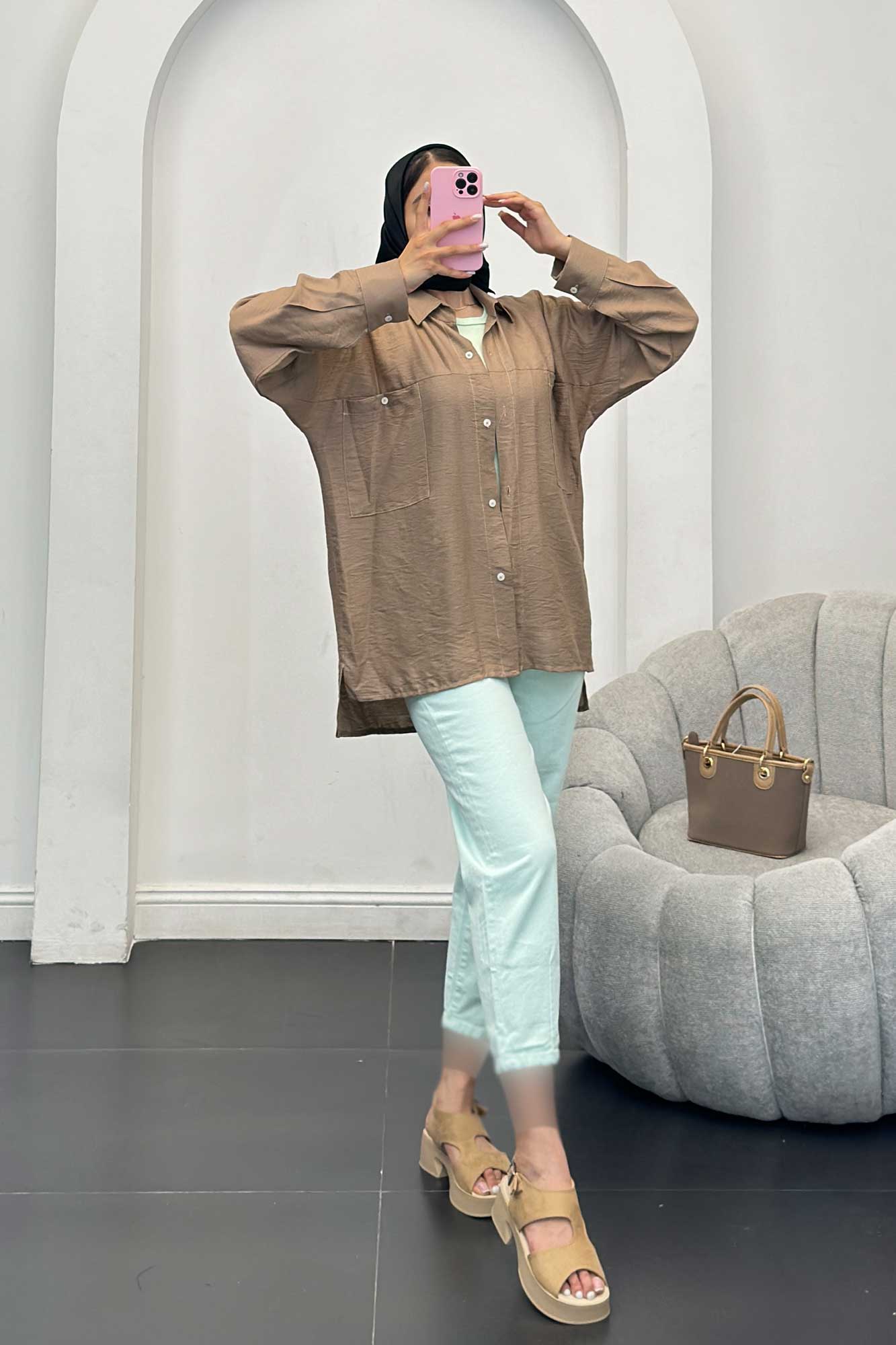 شومیز کرسپو دو جیب آرسس