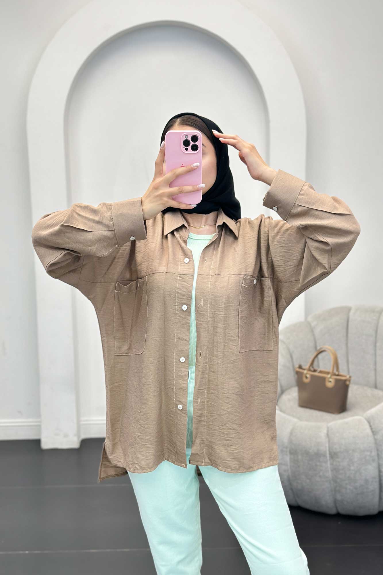 شومیز کرسپو دو جیب آرسس