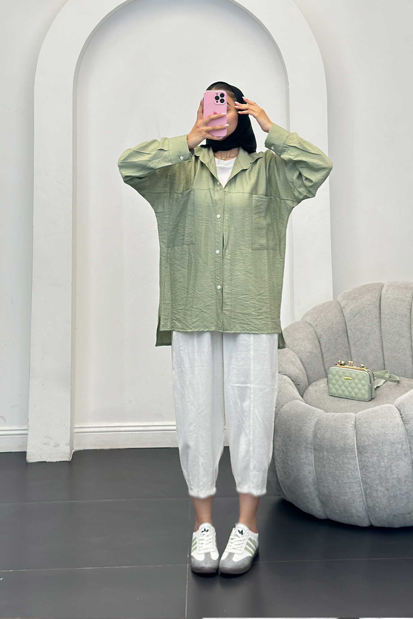 شومیز کرسپو دو جیب آرسس