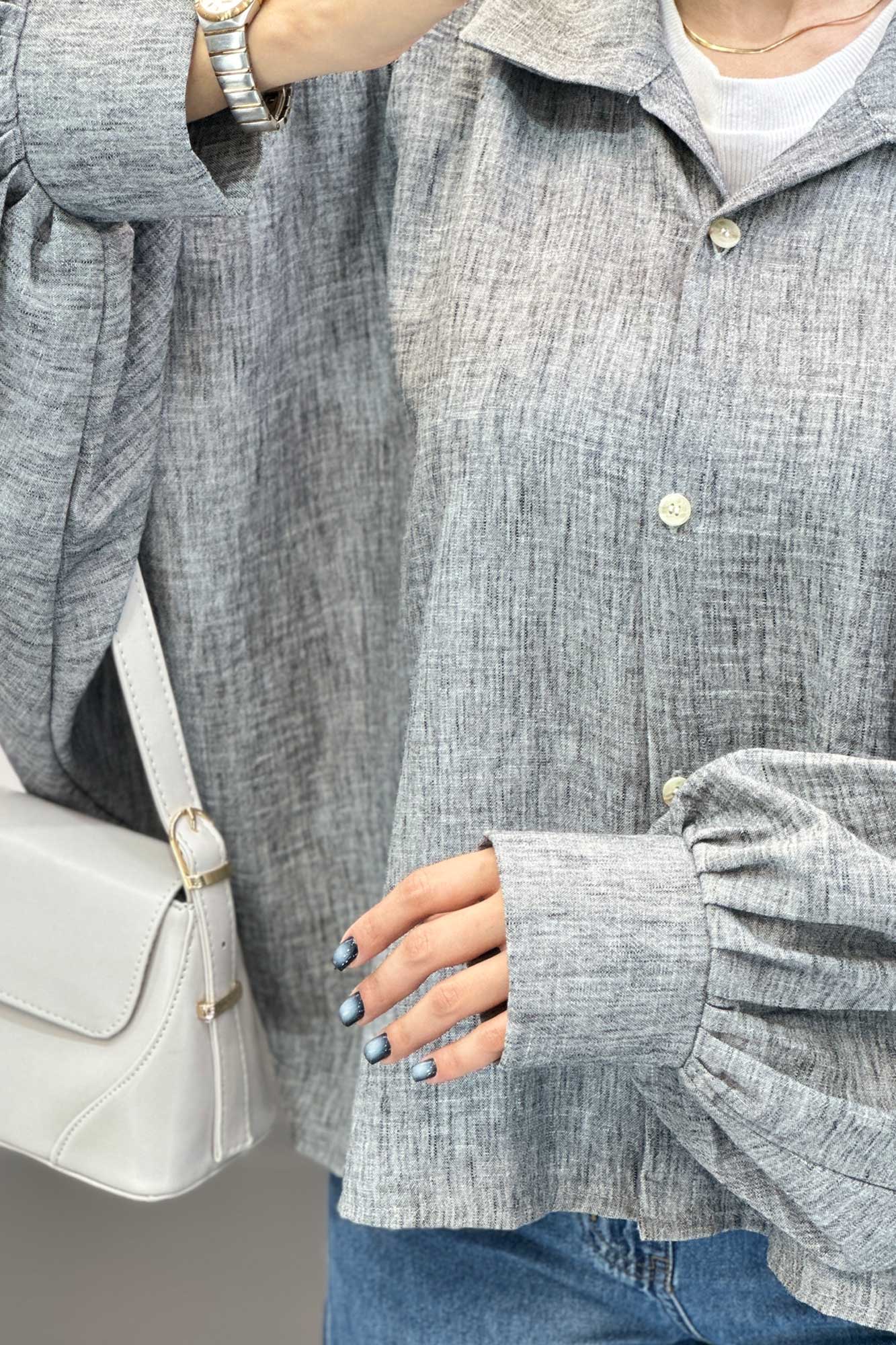 شومیز شانتون برفکی خفاشی