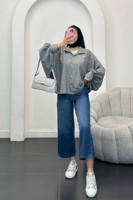 شومیز شانتون برفکی خفاشی