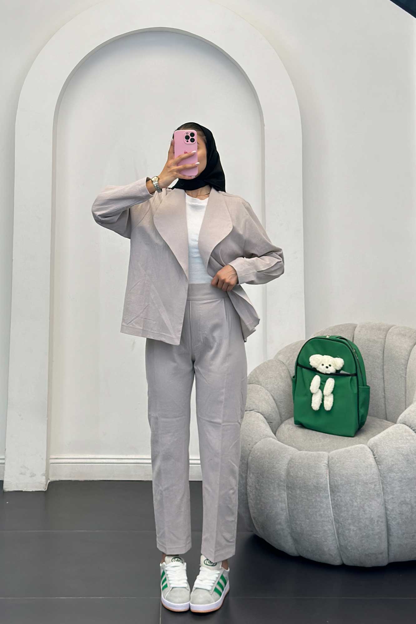 ست کت آستین پیله و شلوار وارنا