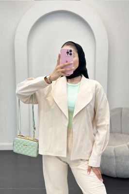 ست کت آستین پیله و شلوار وارنا