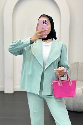 ست کت آستین پیله و شلوار وارنا